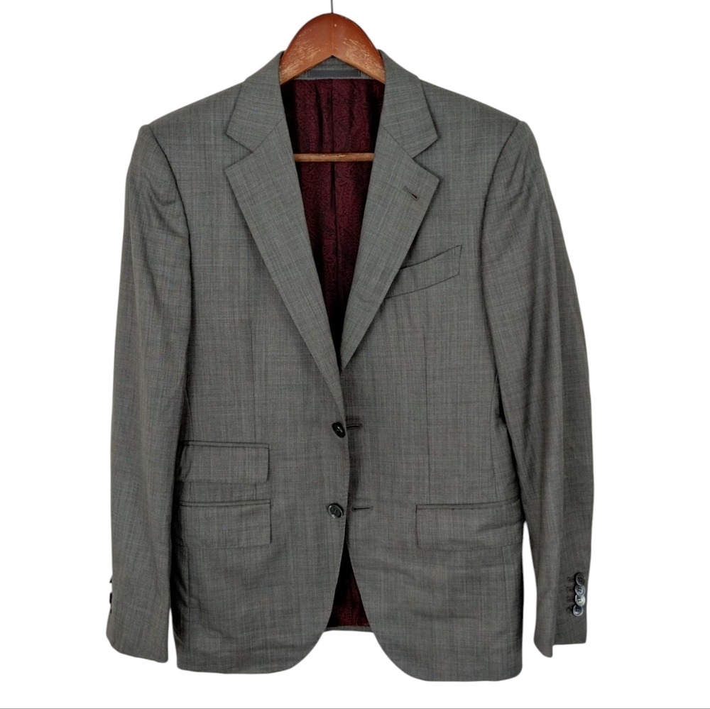 Ermenegildo Zegna Gray Sport Coat Blazer